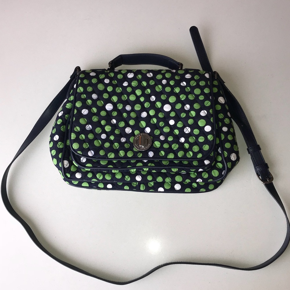 Vera Bradley Crossbody Bay Green&Blue - Picture 3 of 8